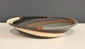 Bridge for Africa - Small Oval Bowl - Grey Mist