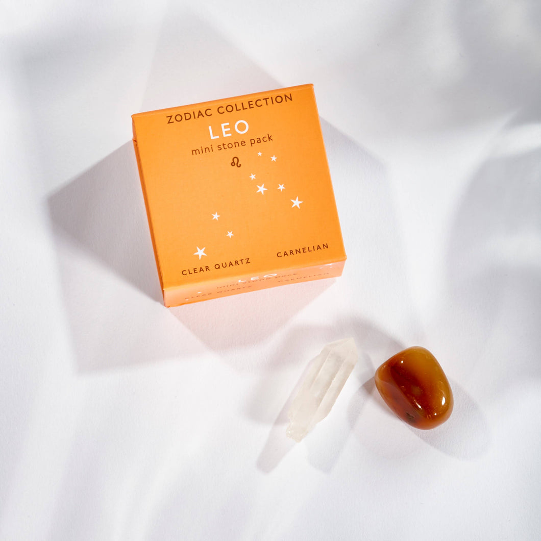 Leo Zodiac Mini Crystal Pack