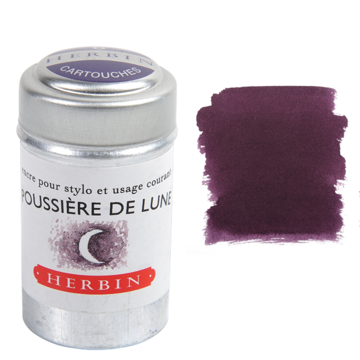 Exaclair - Herbin Fountain Pen Ink Cartridges - Tin of 6