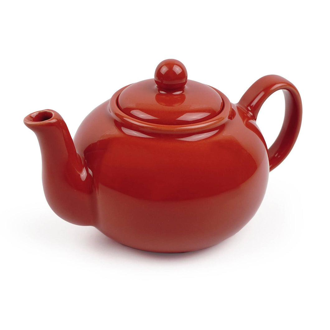 16Oz Stoneware Teapot - Red
