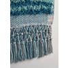 LR Home - Gray and Teal Fringed Wall Hanging