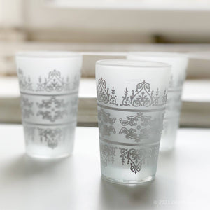 Dear Morocco - Moroccan tea glass classic Silver