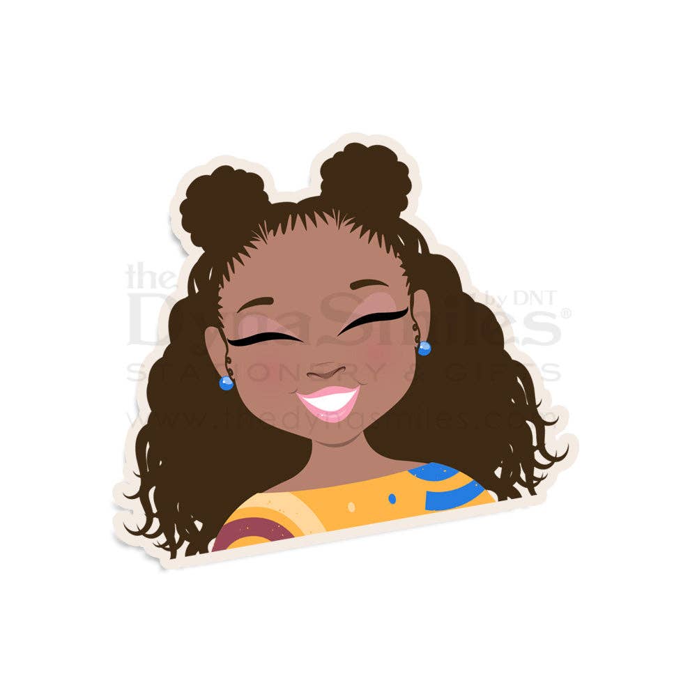 "Miss Mirrah Metric" Sticker -The DynaSmiles Stationery