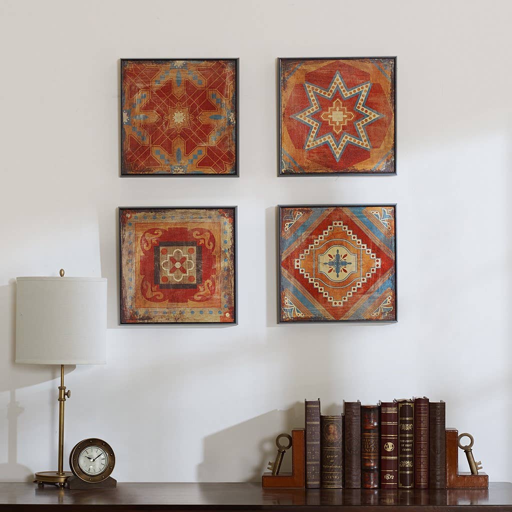 Olliix - African Moroccan Tile Wall Art Decor