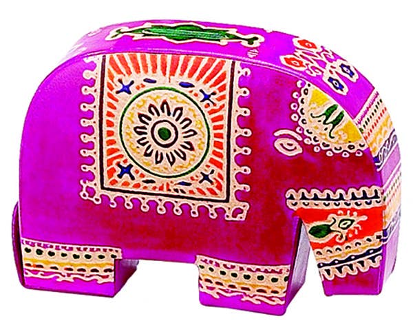 Benjamin International - Baby Elephant Leather Bank