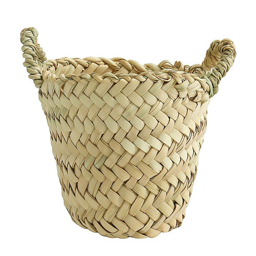 Hand-Woven Moroccan Basket