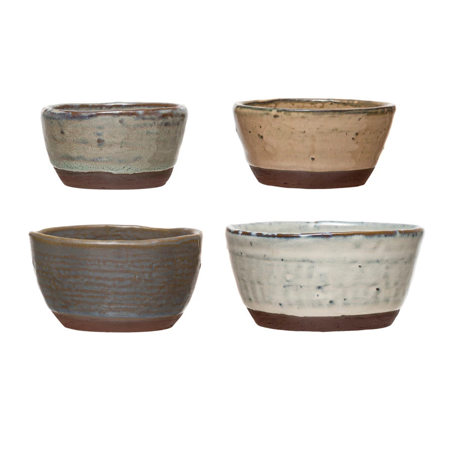 Round Stoneware Mini Bowl (Set of 4)