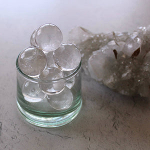 Clear Quartz Mini Sphere (Crystals & Stones) - Pebble House