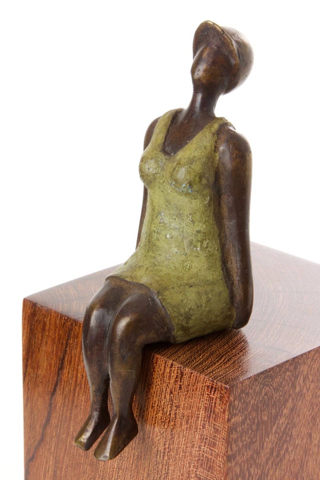 Seaside Sport Burkina Bronze Sculpture in Two Sizes - Swahili African Modern