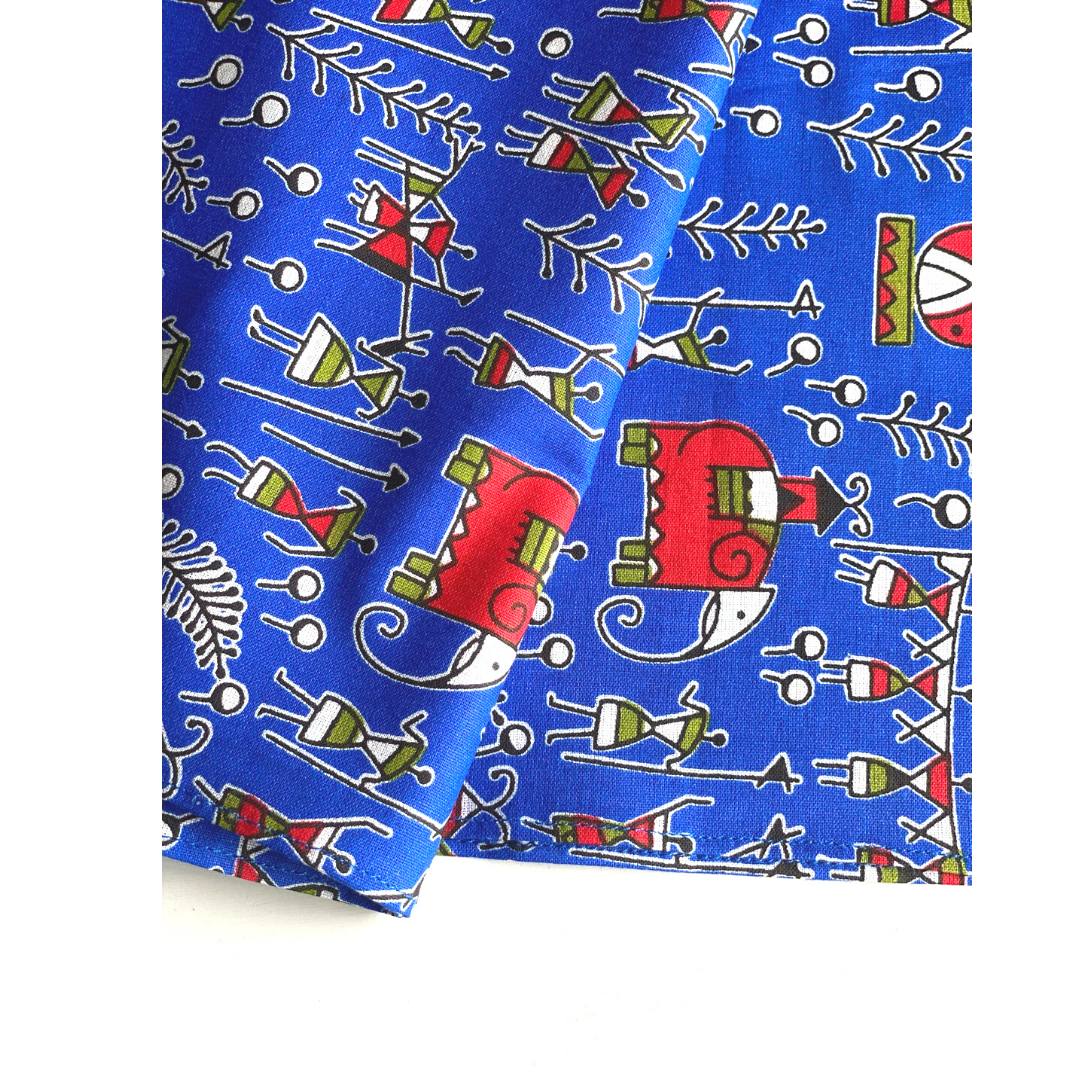 The Indian Bazaar - Bandana - Warli tribe doodle print Cotton / Headband