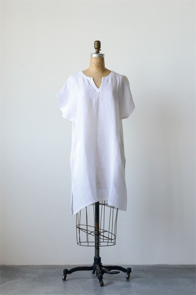 Linen Sophia Shift Dress