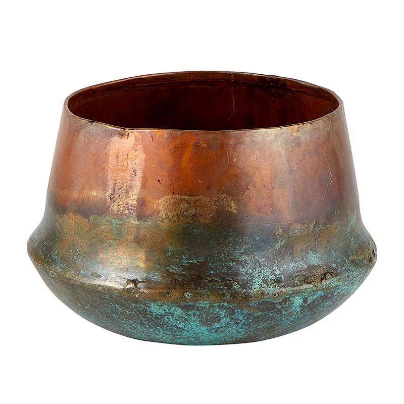 Copper Blue Planter Small