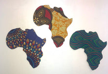 African Fabric Covered Animal Ornaments