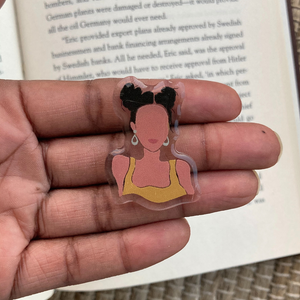 Space Buns Melanin Magic Lapel Pin