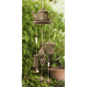 Teapot Wind Chime- Blue or Green