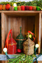 Holiday Hut Gift Box Ornament