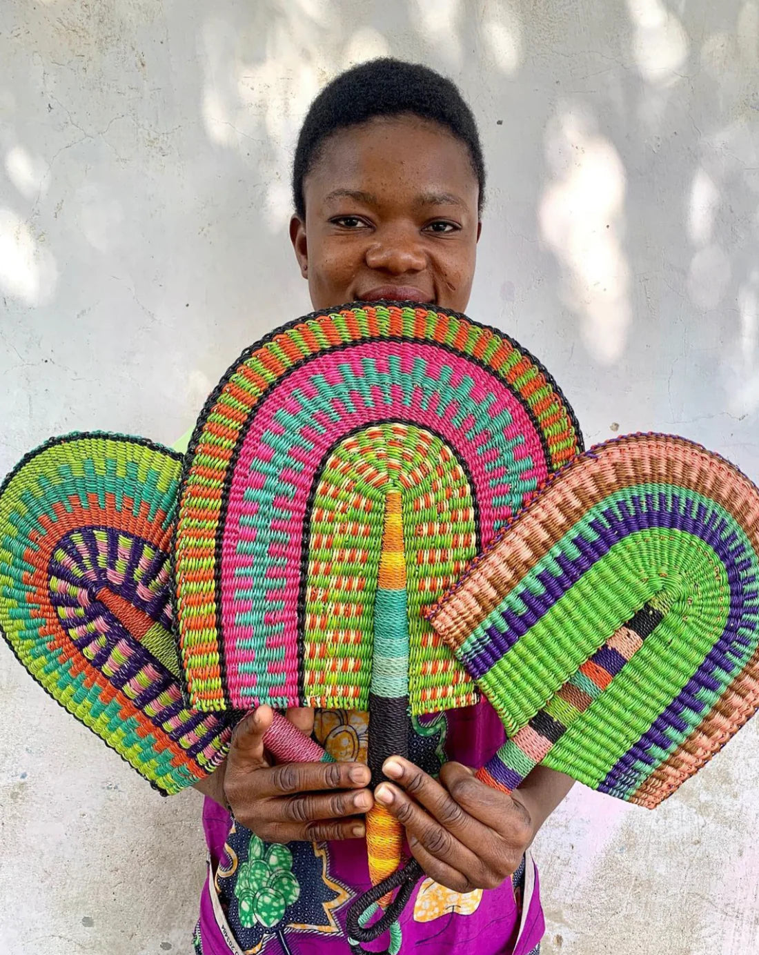 Ghanaian  Hand Woven Fans