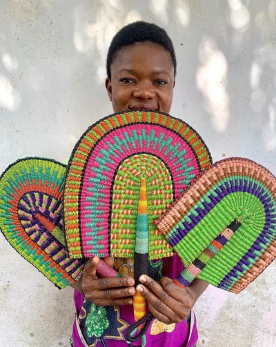 Ghanaian  Hand Woven Fans