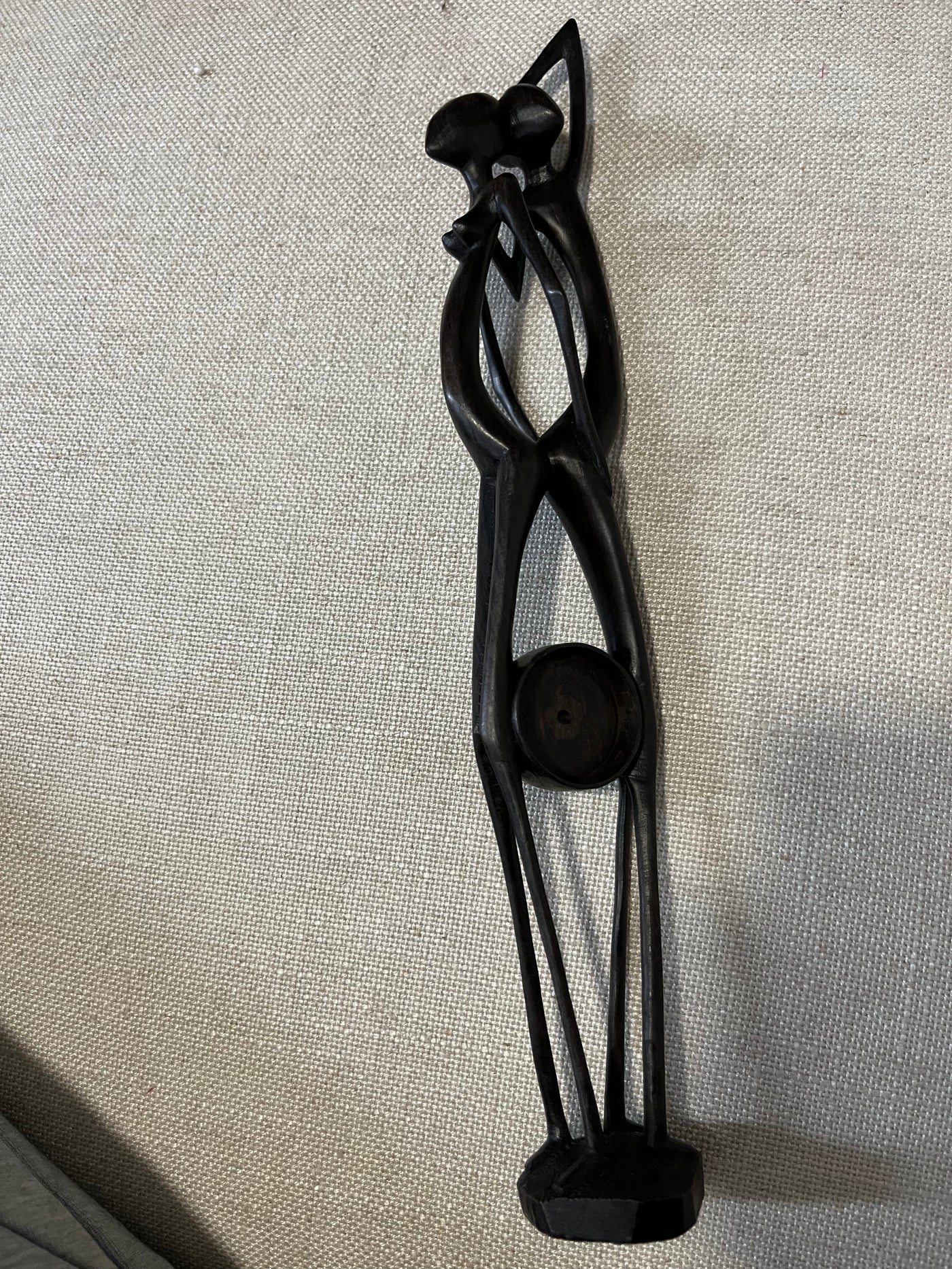 African Ebony Wood Carved Statues