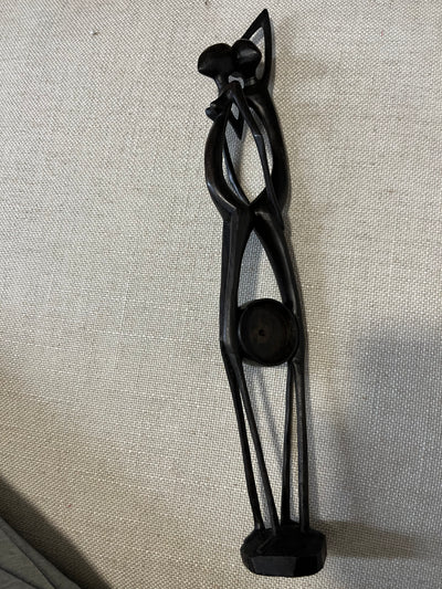 African Ebony Wood Carved Statues