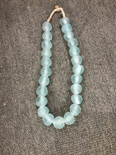 African Sea Glass Bead Necklace