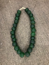 African Sea Glass Bead Necklace