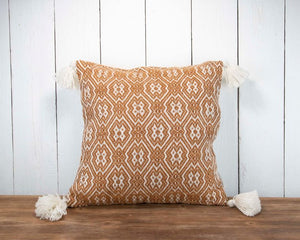 18X18 Hand Woven Outdoor Bobbi Pillow - Foreside Home & Garden