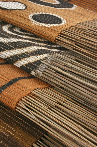 Circle Print Twig Table Runner