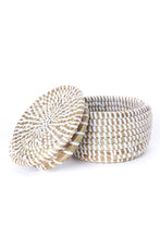 Swahili Modern - White Miniature This-and-That Basket