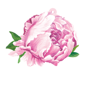 Peony Gift Tag