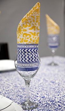 Geo Persian Tablecloth & Napkins