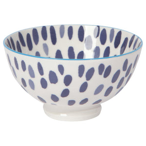 Blue Spots 4" Bowl