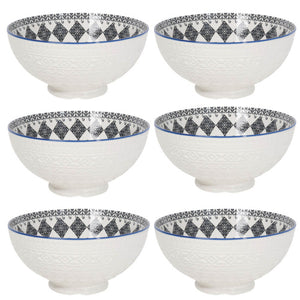 Casablanca Serving Bowl Embossed 8"