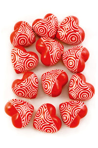 Red Hearts Kenyan Soapstone- etched