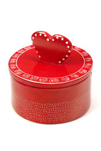 Touch of Love Red Kisii Stone Ring Box