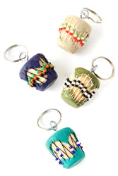 Swahili - Colorful African Drum Keychains