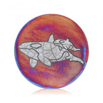 Raku Hand Painted Coaster
