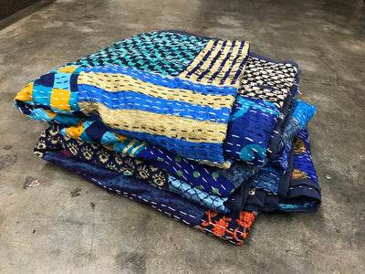 Indian Vintage Kantha Quilt
