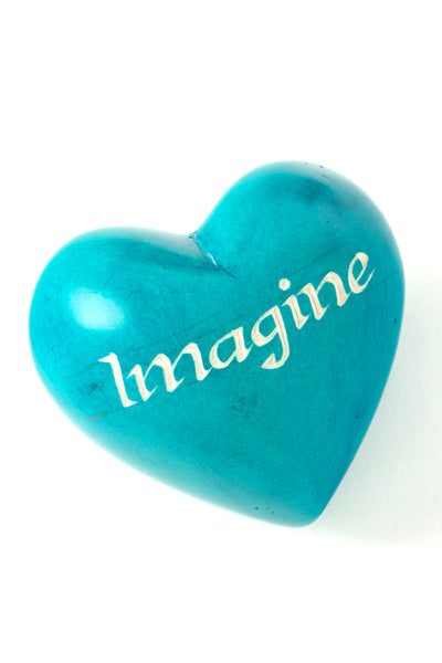 Kisii Stone Wise Words Heart: Imagine